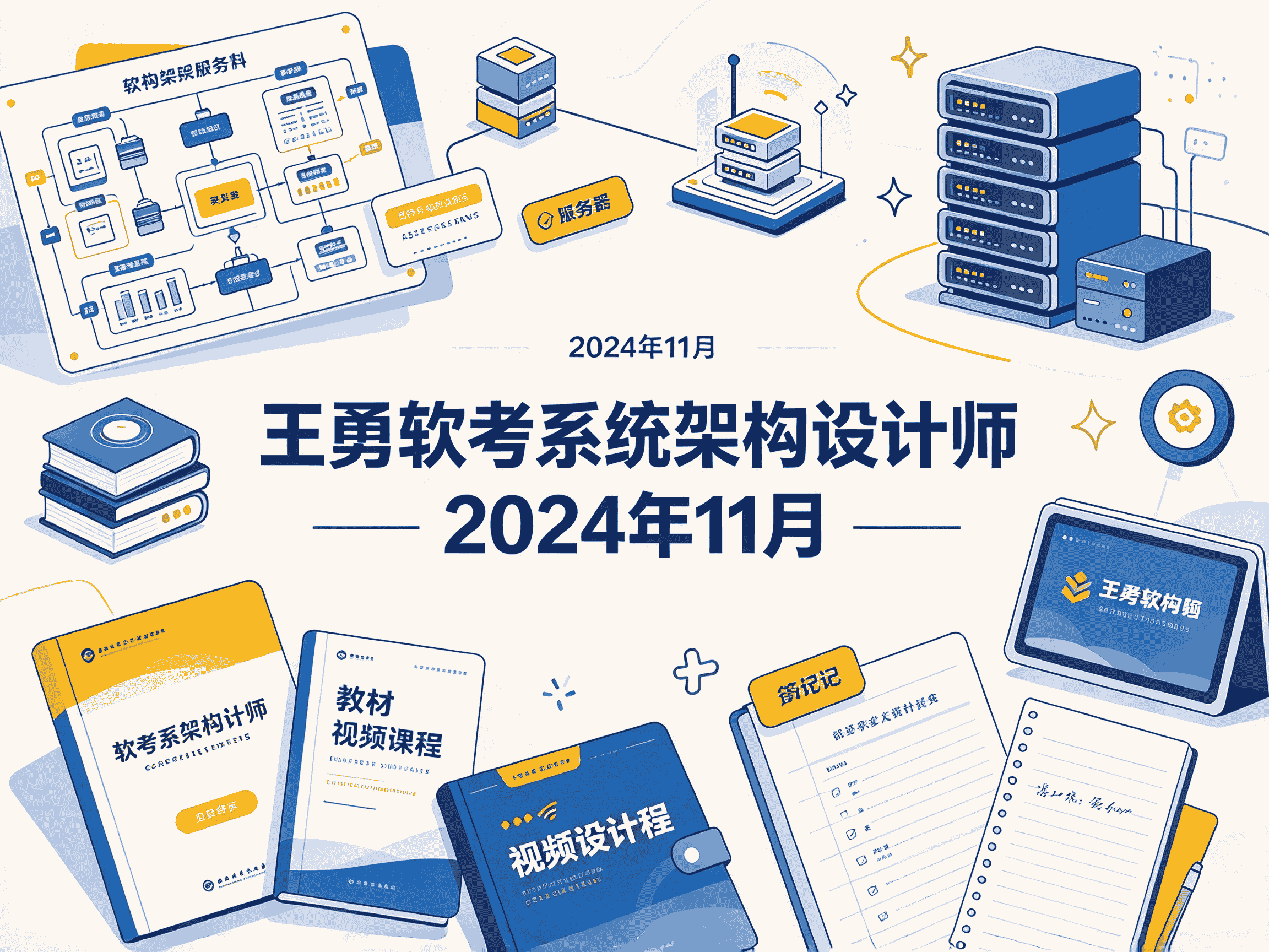 王勇软考系统架构设计师2024年11月全套教程资源分享-速优课