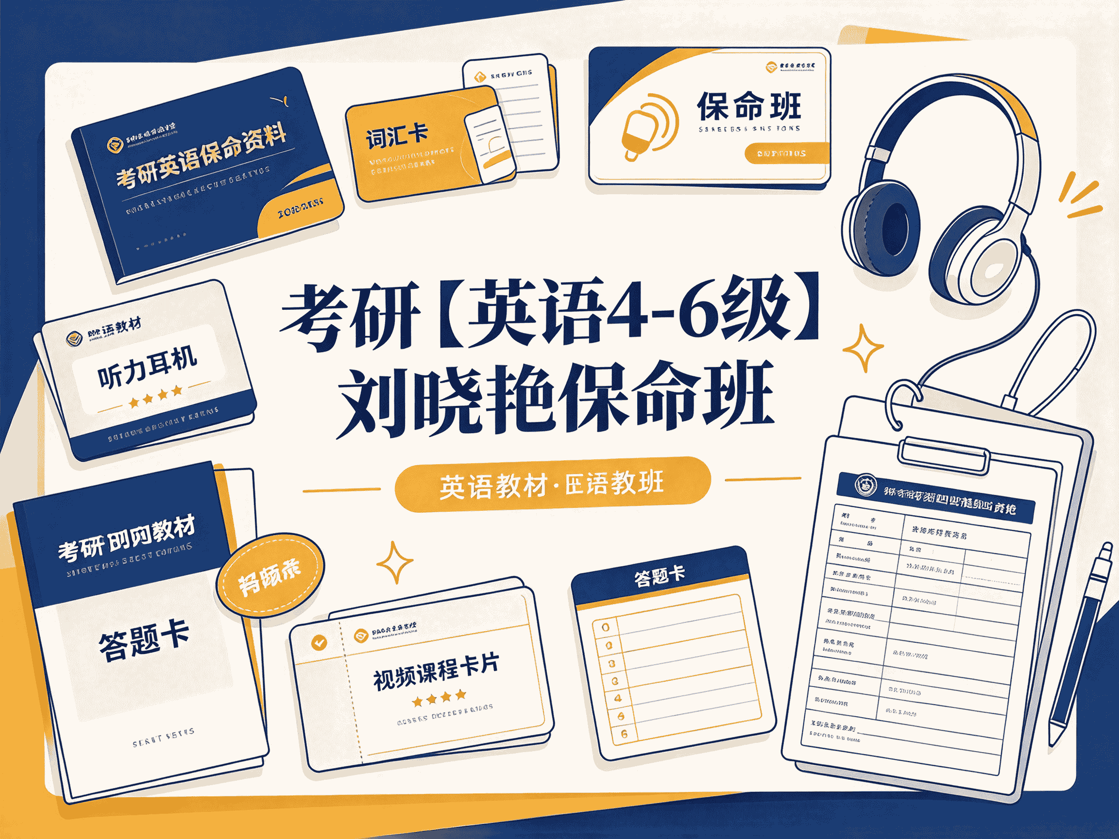 考研【英语4-6级】刘晓艳保命班-A全套教程资源分享-速优课
